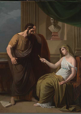 Roman Tragedy Painting