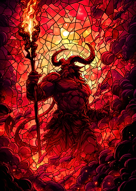 Demonic Stained Glass