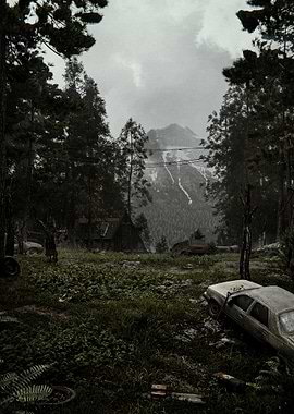 Abandoned Cabin in the Woods