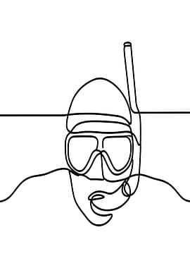 One Line Diver