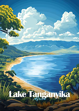 Lake Tanganyika Landscape