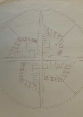 Spiral Staircase Perspective Drawing