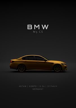 BMW M5 CS F90 - Gold - Specs