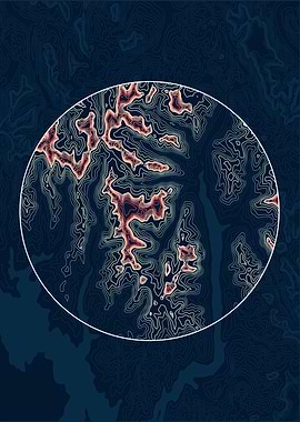 Neon Cartography: A Glimpse Into Unknown Terrain