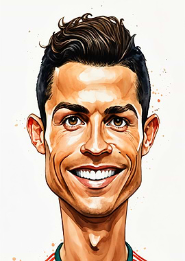 Cristiano Ronaldo Caricature