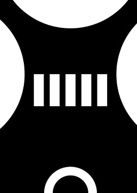 Abstract Black and White Design