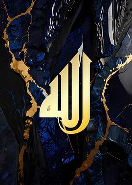 Gold Arabic Calligraphy
