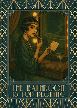 Art Deco Bathroom Plotting