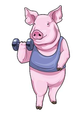 Pig Fitness Dumbbell