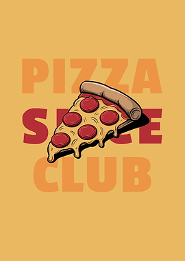 Pizza Slice Club Fast Food Restaurant Decoration