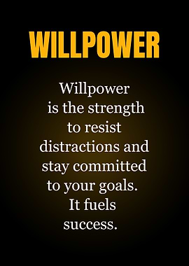 Willpower Definition