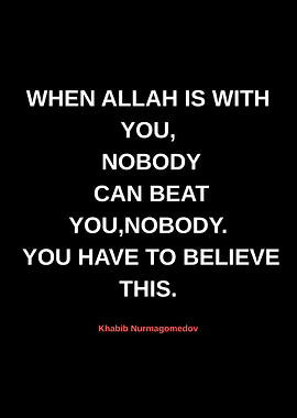 Khabib Nurmagomedov Quote