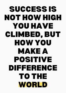 Success Quote Poster