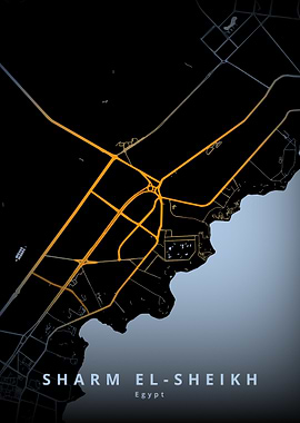 Sharm El-Sheikh City Map