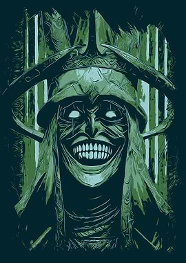 Smiling Demon Illustration