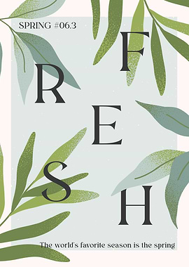 Spring Fresh Poster