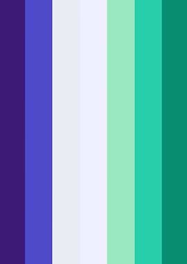 Color Palette: Purple to Green