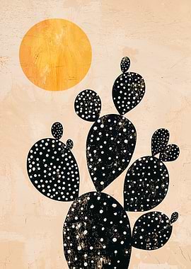 Cactus Sun Print