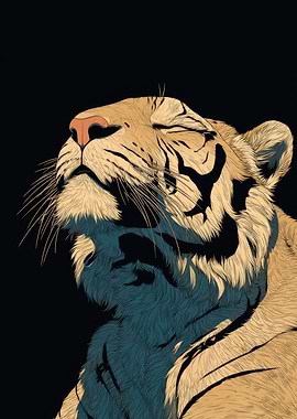 Tiger Portrait Illustration