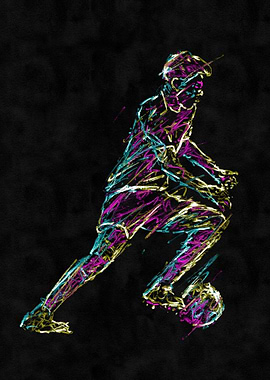 Soccer Player Scribbles