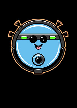 Cute Robot Vacuum Cleaner