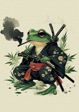 Samurai Frog