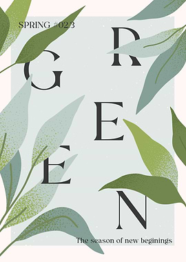 Spring Green Poster