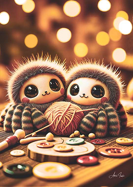 Cute Spider Friends Knitting