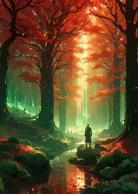 Mysterious Forest Path