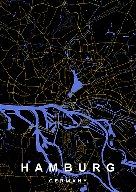 Hamburg City Map