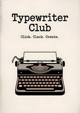 Typewriter Club Print