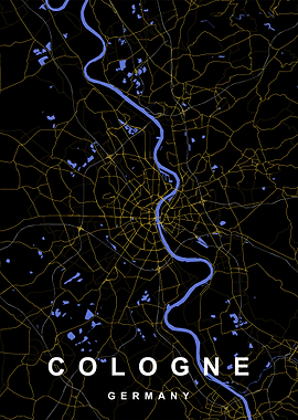 Cologne City Map