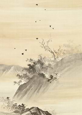 Japanese Mountain Landscape