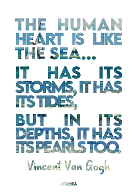Van Gogh Sea Quote