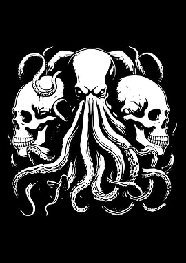 Octopus and Skulls