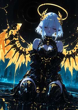 Fallen Angel Anime Art