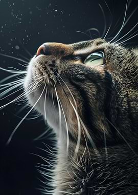Close-up Cat Portrait
