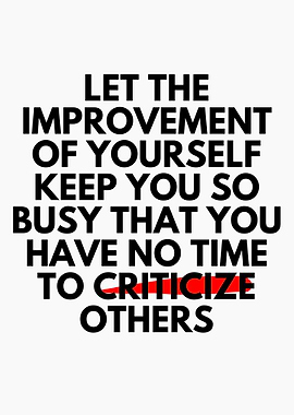 Self Improvement Quote