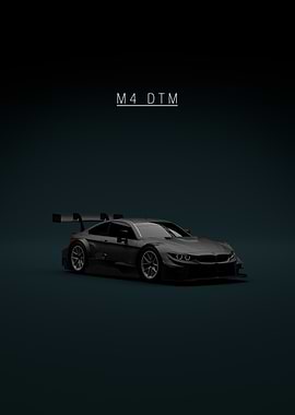 Black front - BMW M4 DTM 2015 Race Car