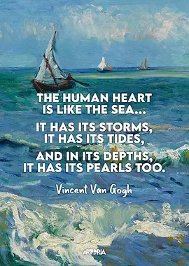 Van Gogh Sea Quote