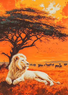 White Lion Sunset