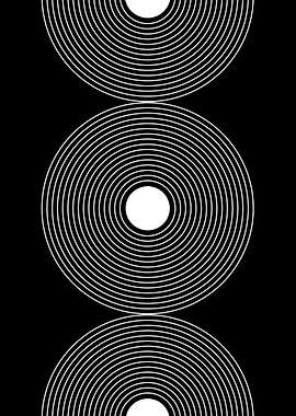 Abstract Concentric Circles