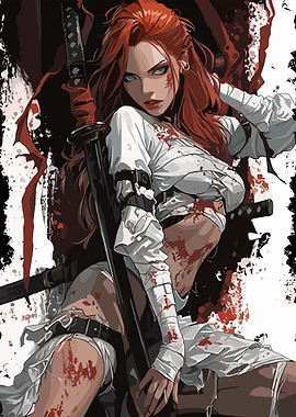 Red-Haired Warrior Woman