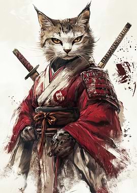 Samurai Cat