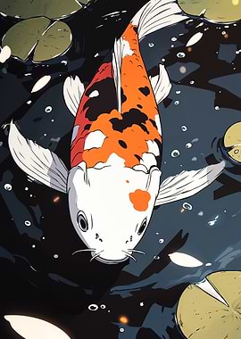 Koi Fish Illustration