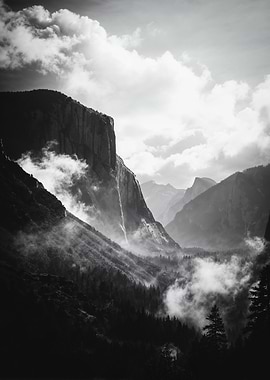 Yosemite Valley Waterfall