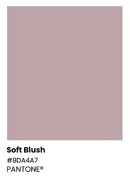 Pantone Soft Blush Color