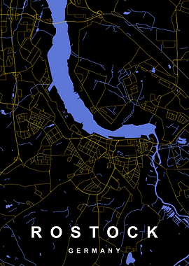 Rostock City Map