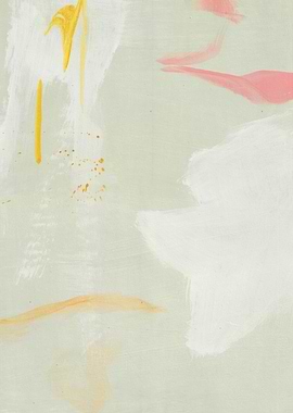 Abstract Art with Yellow and Pink