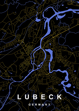 Lubeck City Map